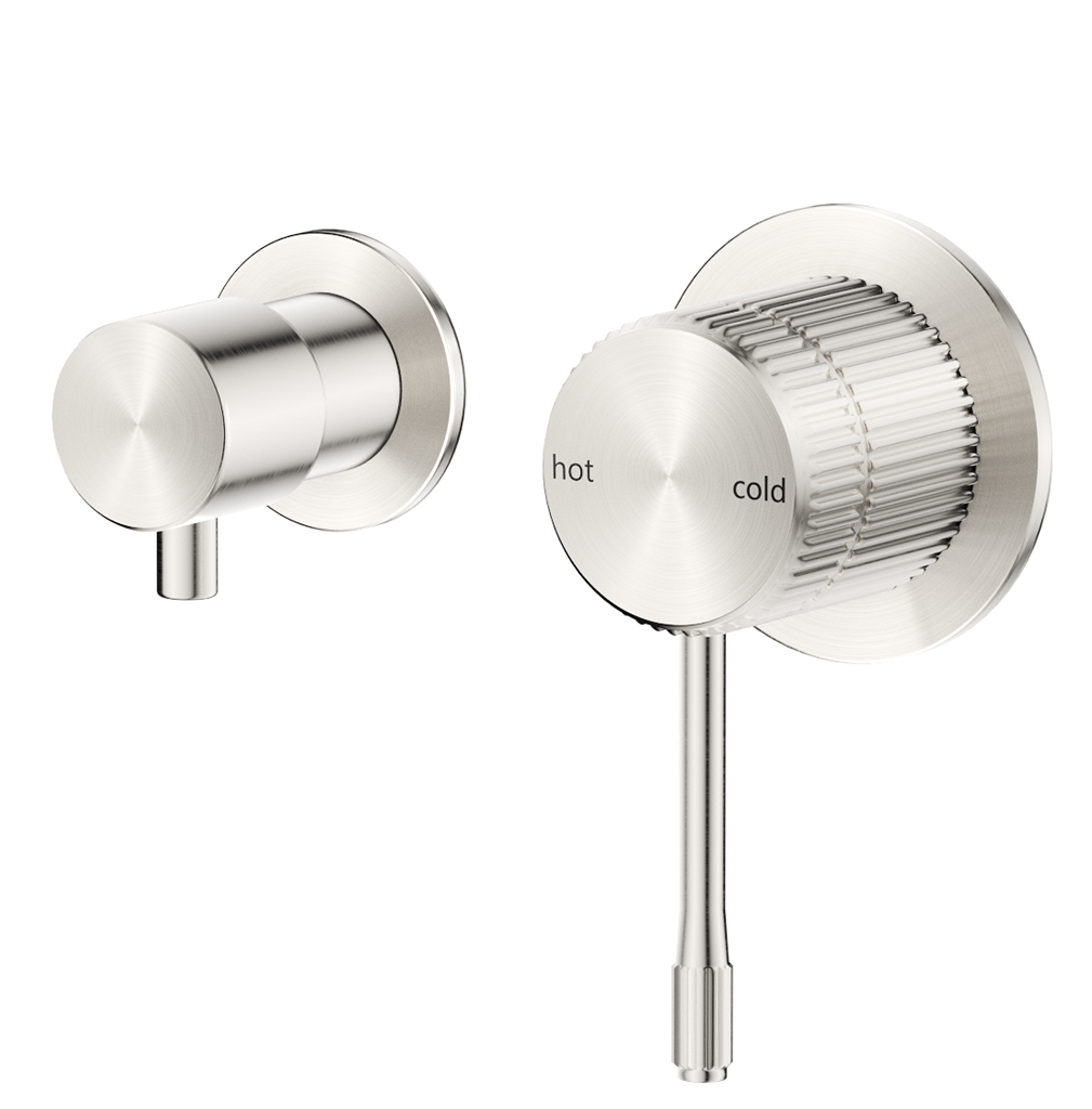 Mica Fluted Shower Mixer Diverter - Sideways - Neche Interiors