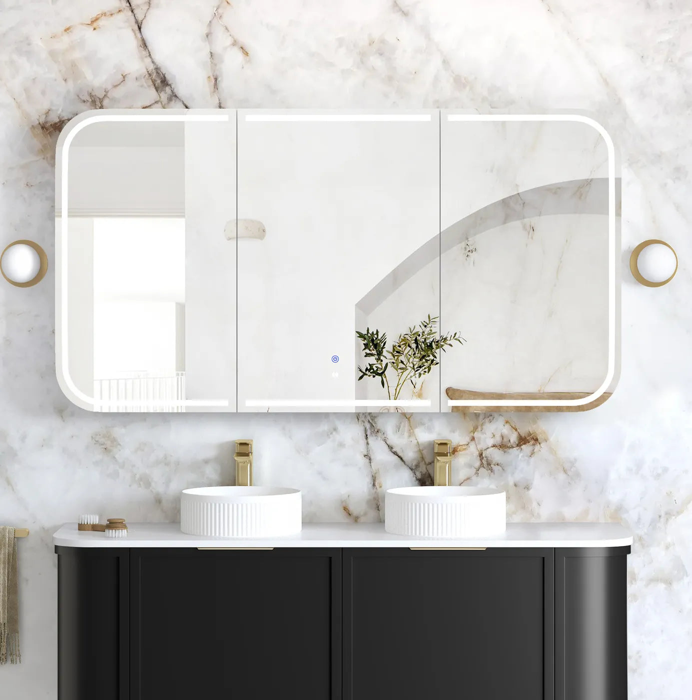 Newport LED Shaving Cabinet