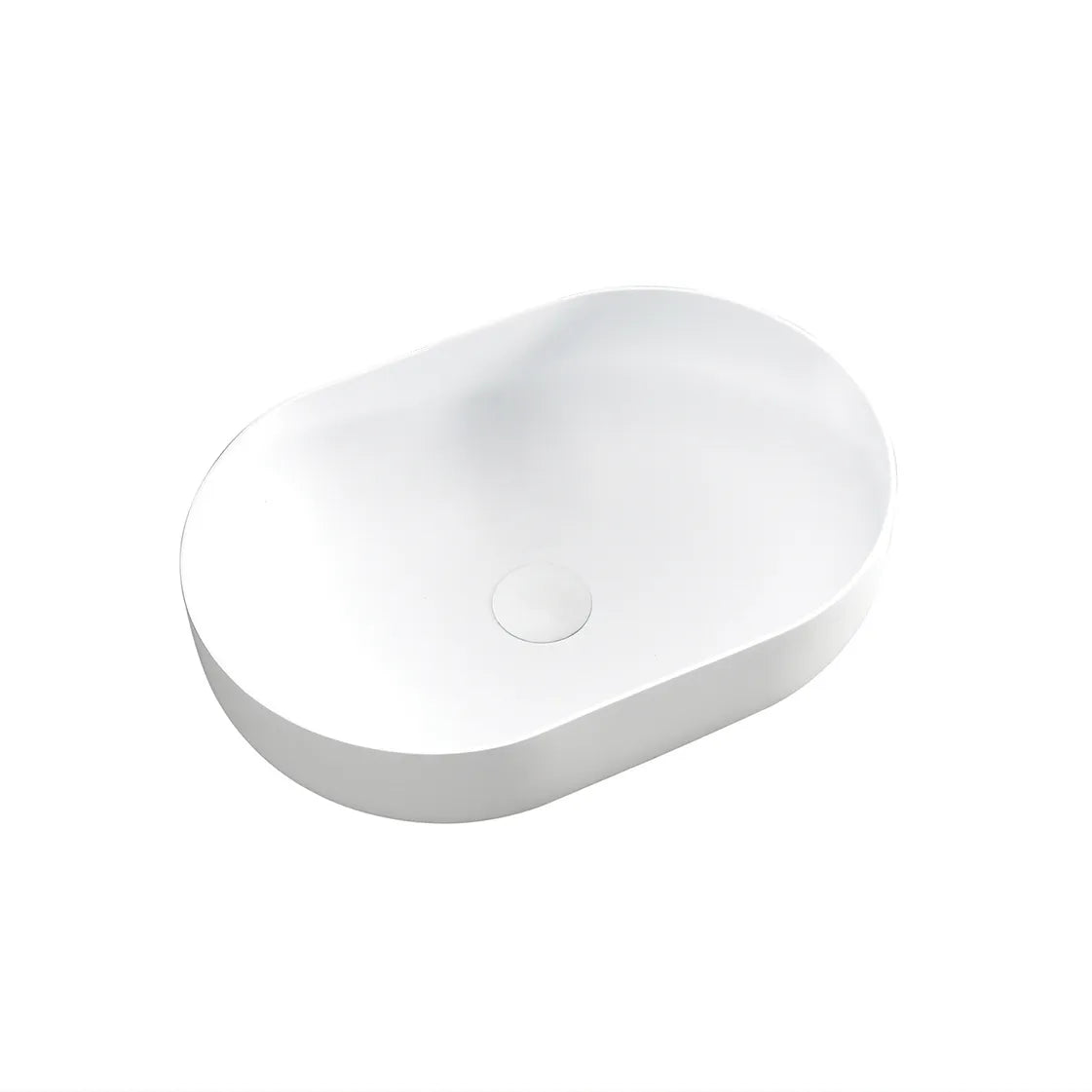 Portofino Matte White Solid Surface Basin