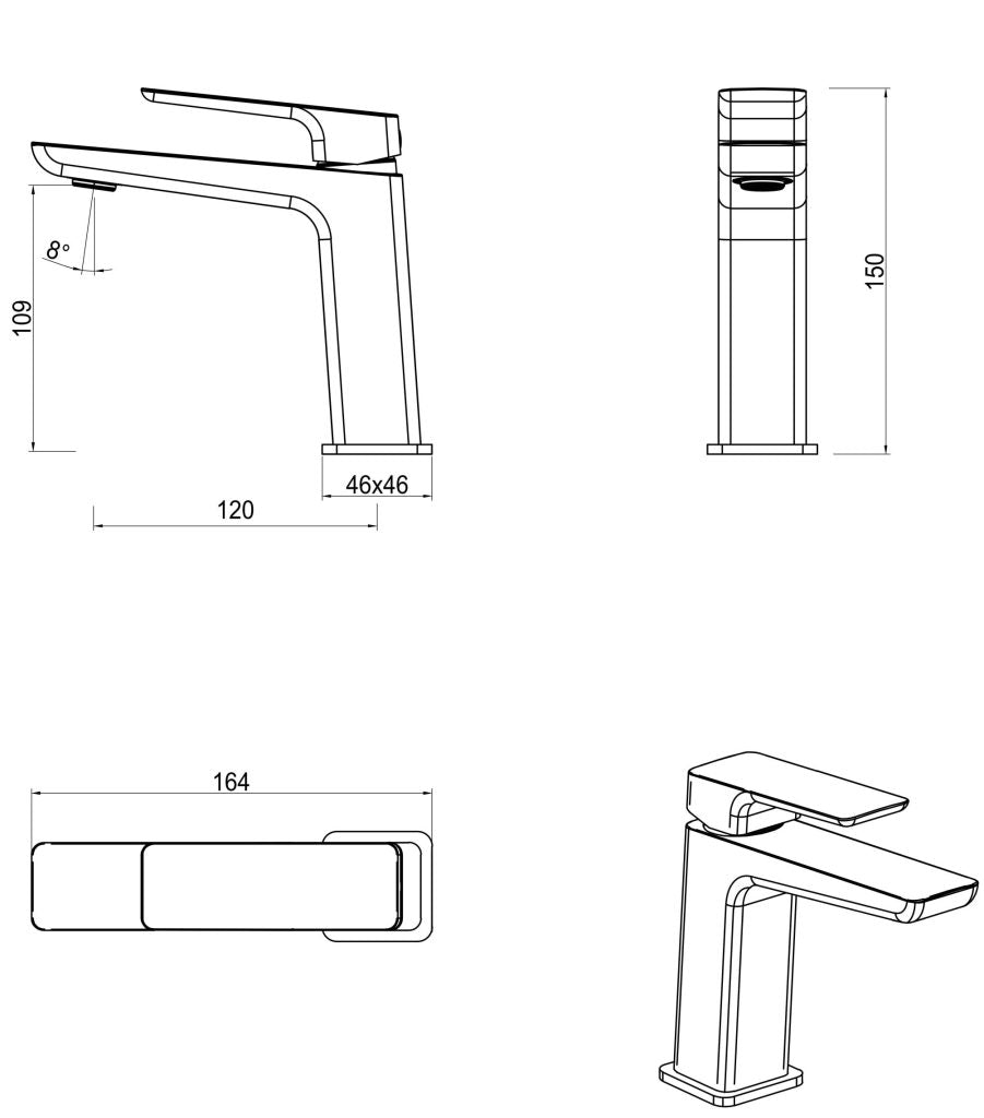Tiago Basin Mixer - Neche Interiors