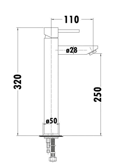 Round Chrome Basin Mixer - Neche Interiors