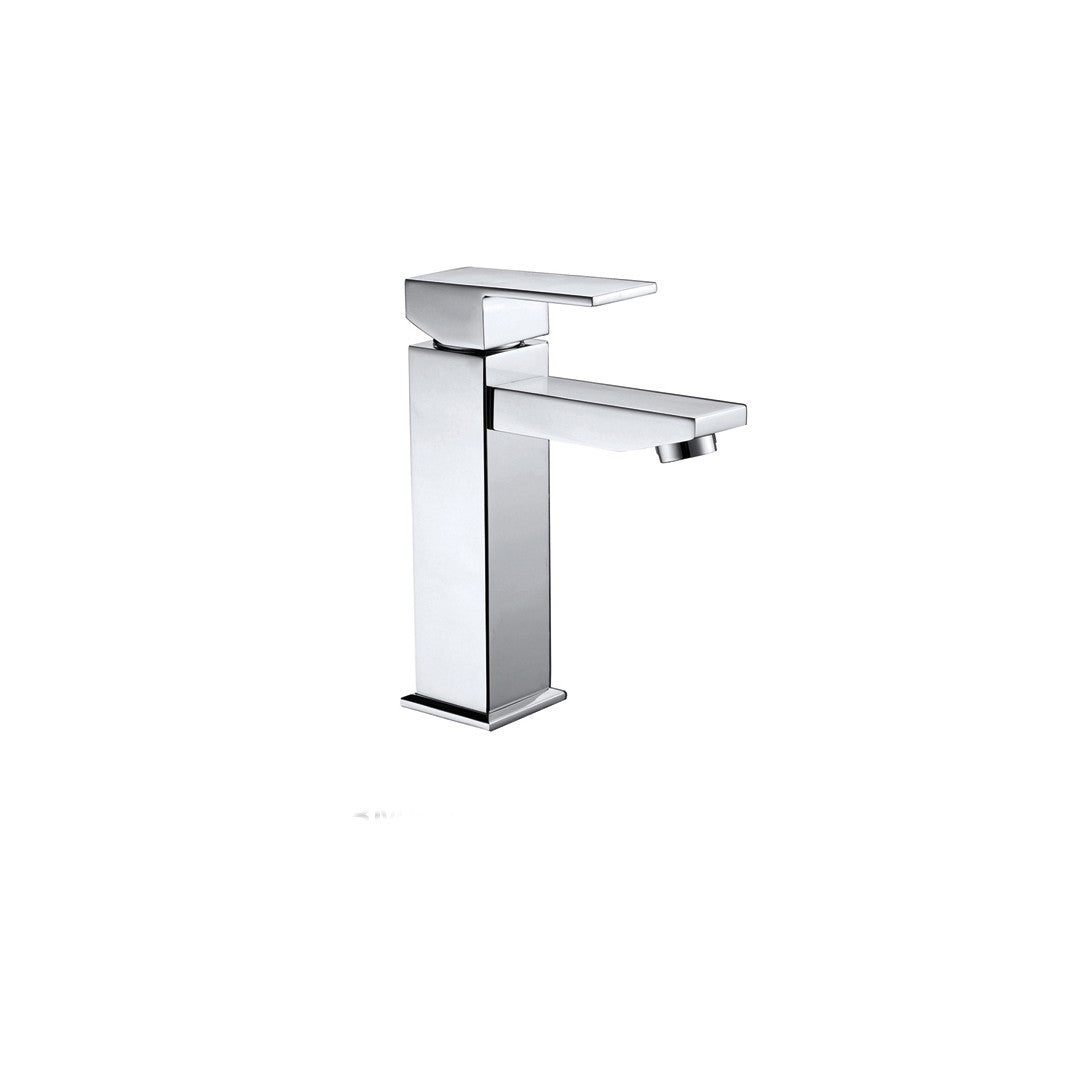 Square Chrome Basin Mixer - Neche Interiors