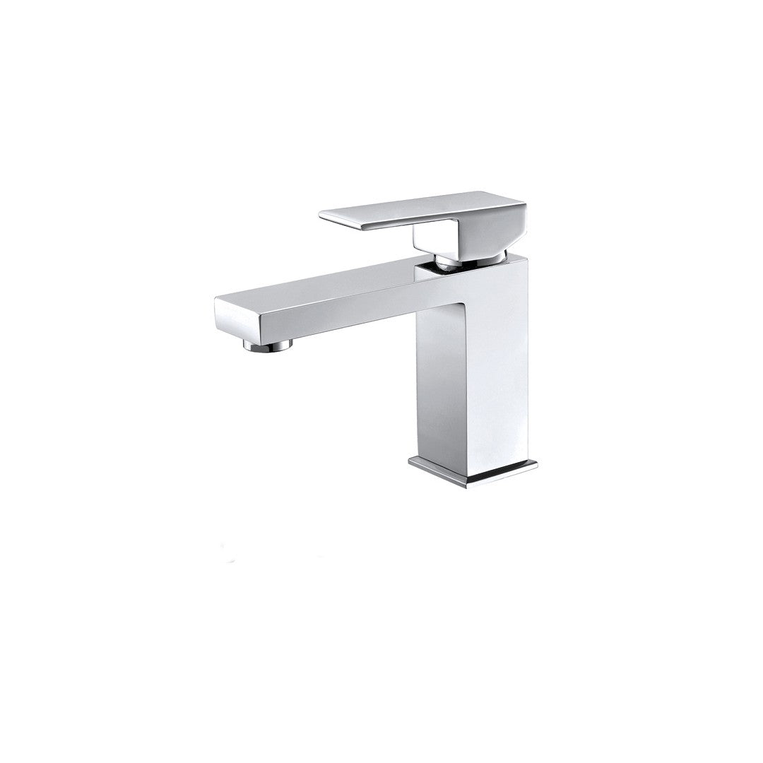 Square Chrome Basin Mixer - Neche Interiors