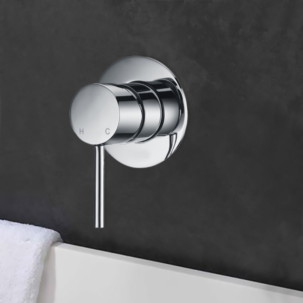 Round Chrome Wall Mixer - Neche Interiors