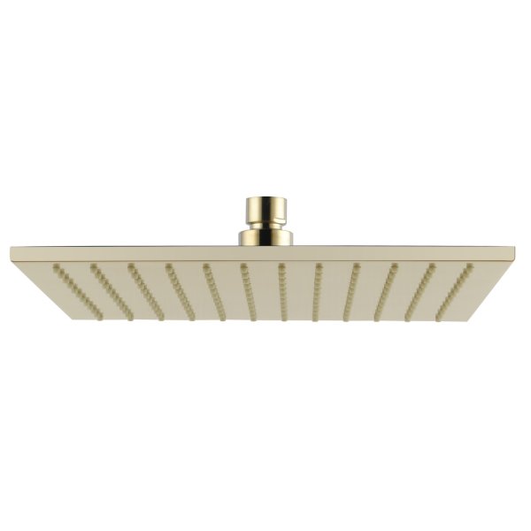 Cavallo Brushed Gold Solid Brass Shower Head