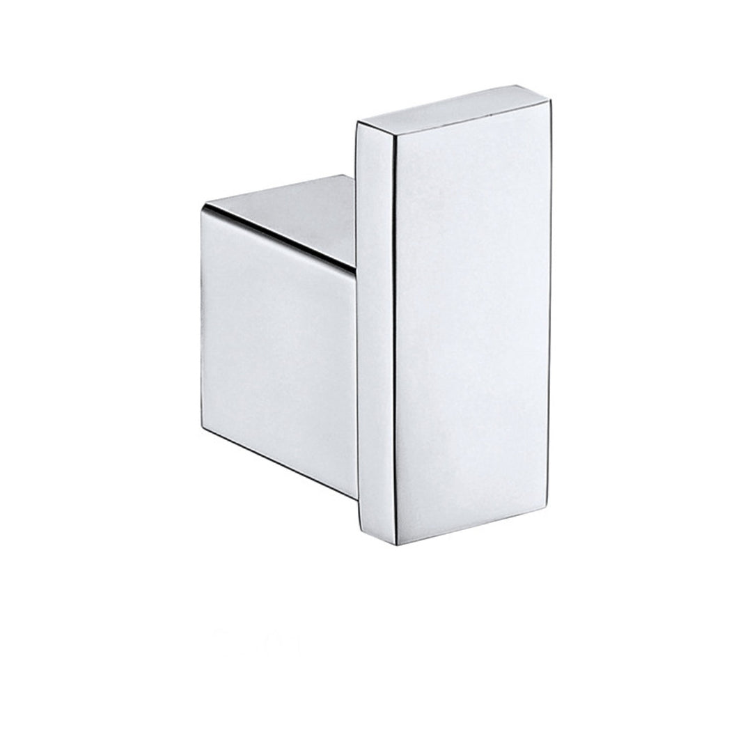 Square Chrome Robe Hook - Neche Interiors