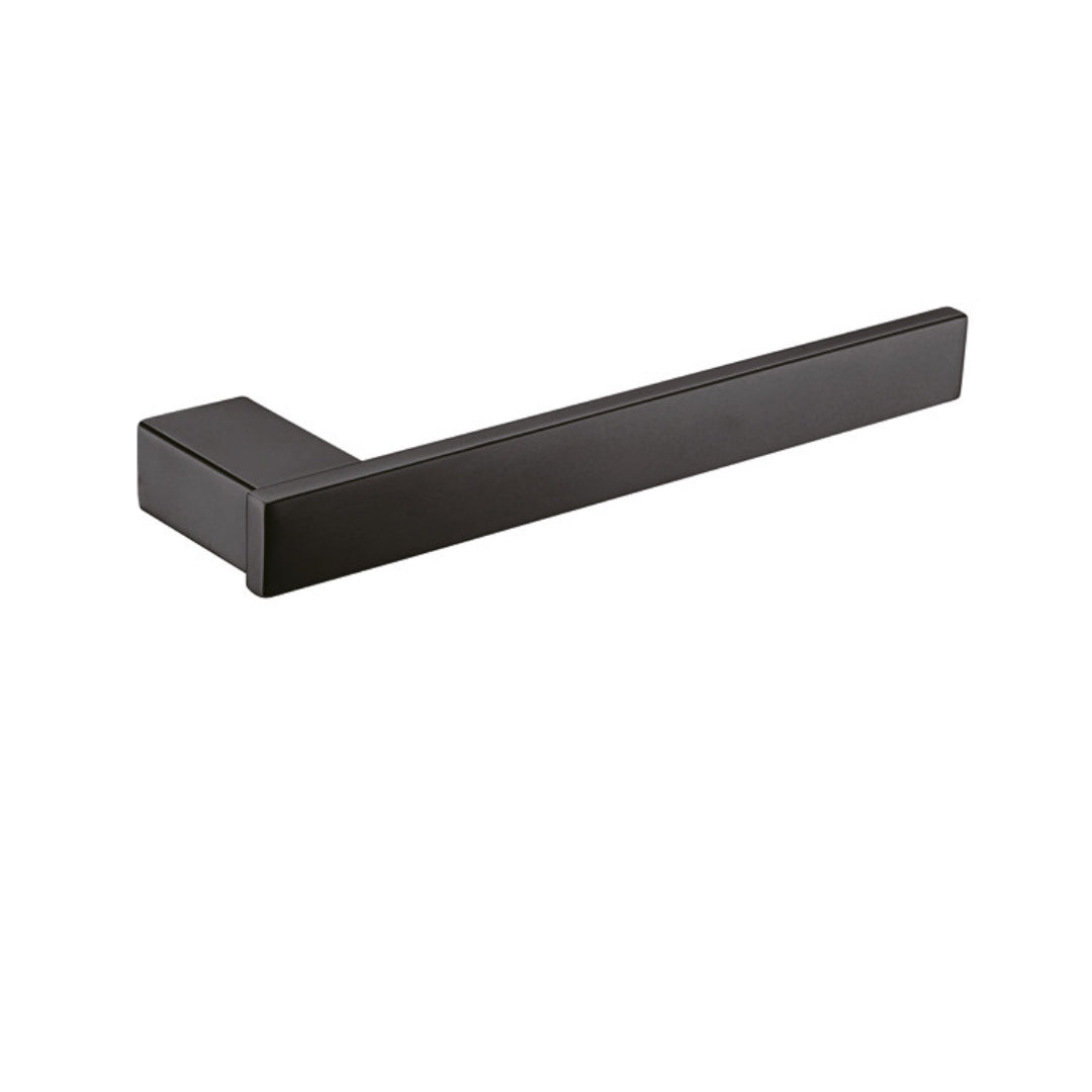 Square Matte Black Hand Towel Bar