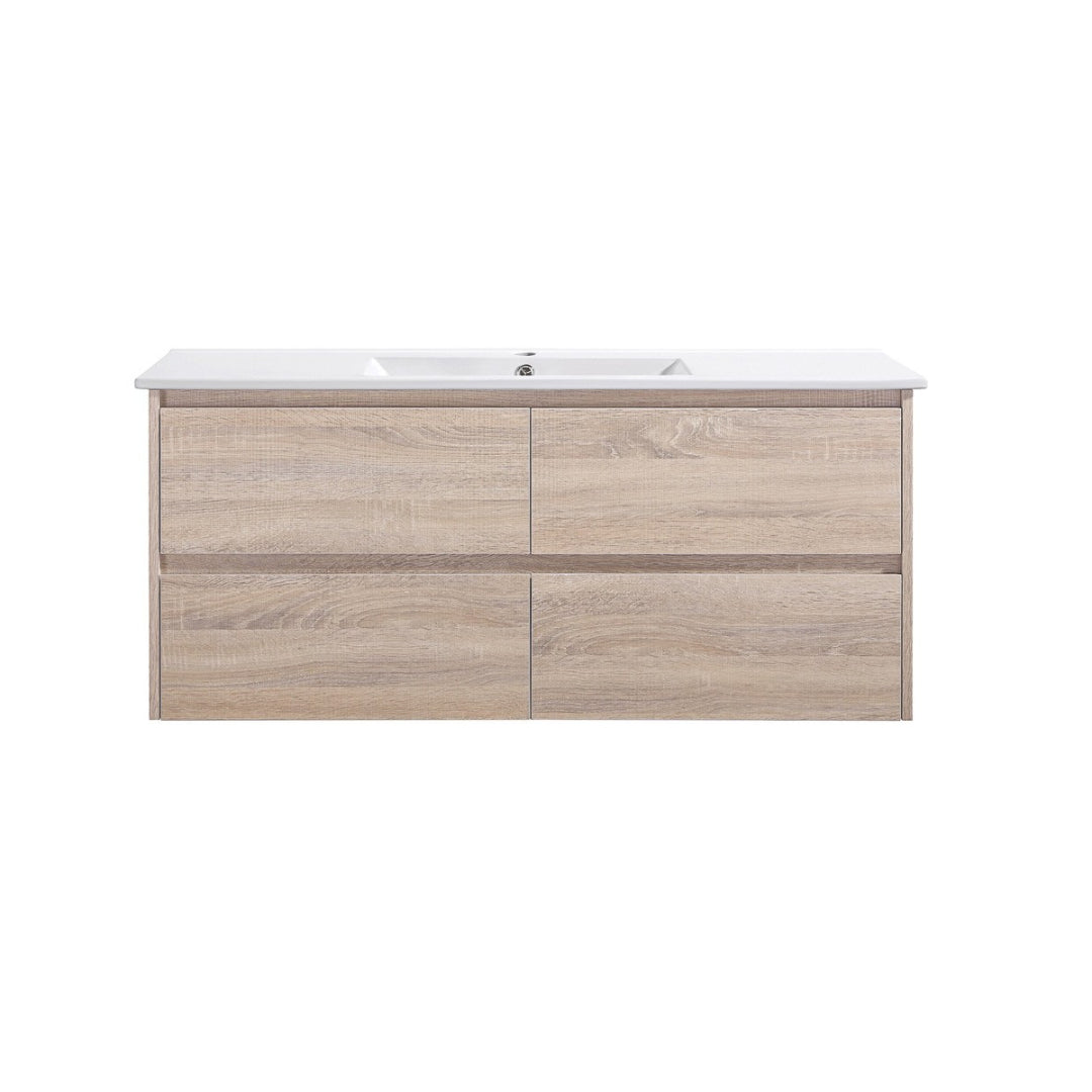 Natural Oak 1200mm Wall Hung Vanity